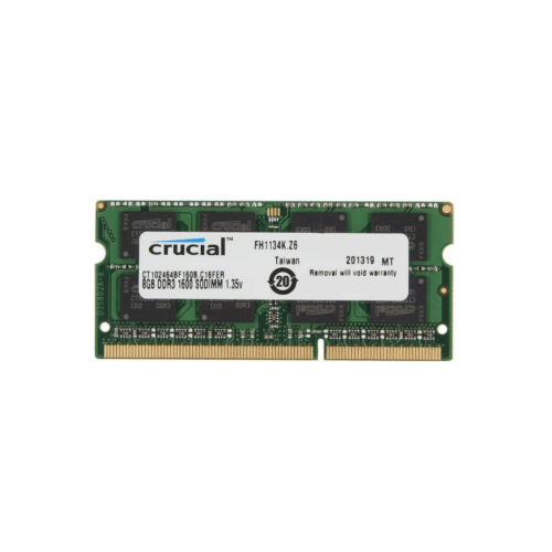 Crucial 8GB SO-DIMM 1.35V DDR3 1600MHZ - Notebook
