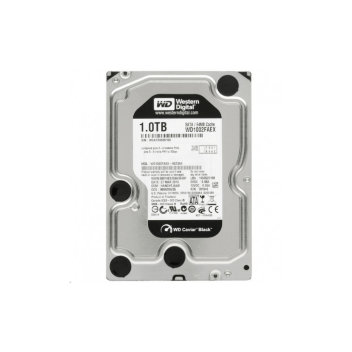 Western Digital Black Hard Drive 3.5 1TB 7200RPM