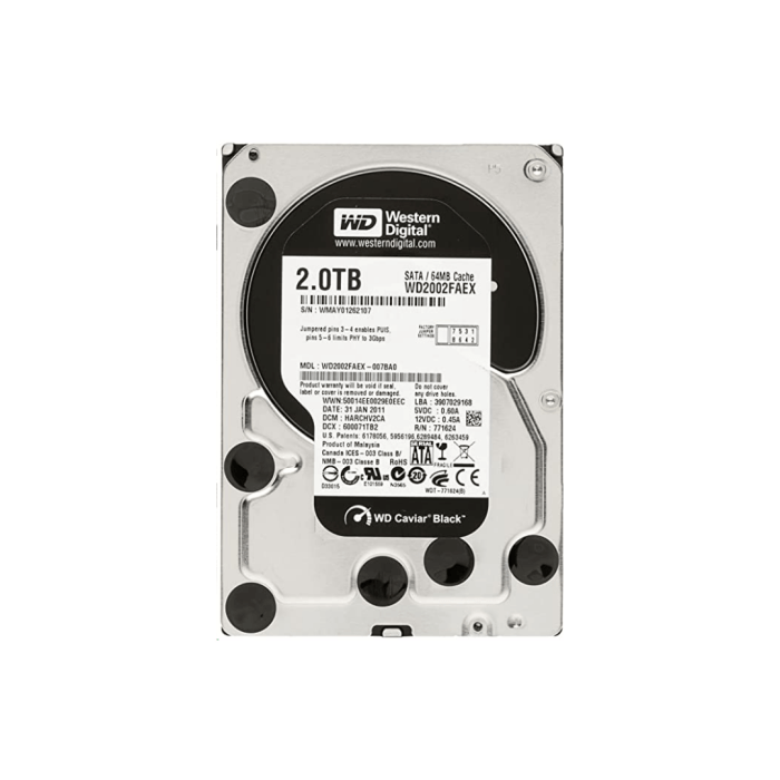 Western Digital Black Hard Drive 3.5 2TB 7200RPM