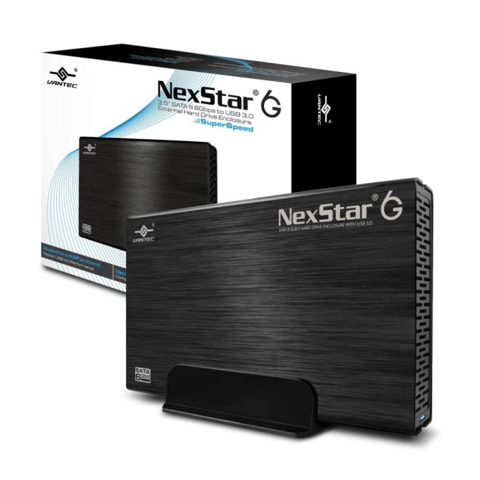Vantec NST-310S3-BK 3.5inch SATA to USB 3.0 External Hard Drive Enclosure