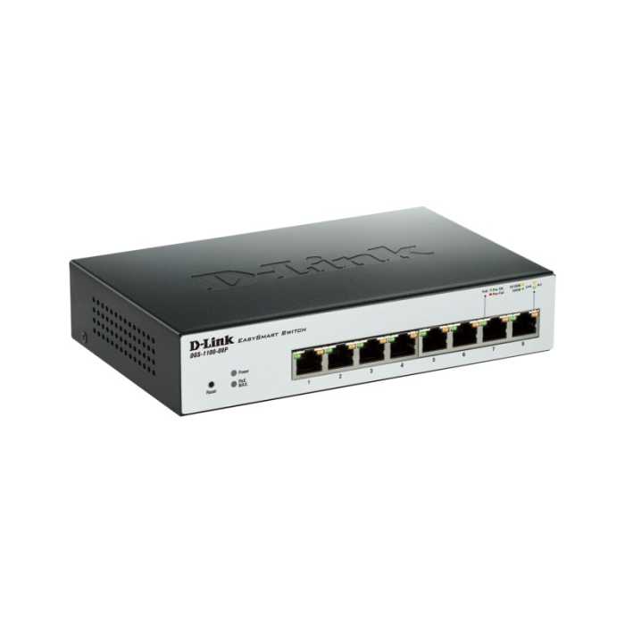 D-Link Easy Smart 8 Pt PoE Gig Switch
