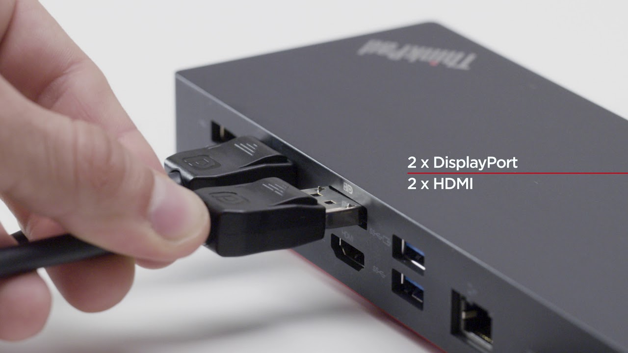 Lenovo ThinkPad USB-C USB-A Dock (Dual) – ThinkPad RapidCharge Compatible – Boom I.T. Group – 709-739-8777