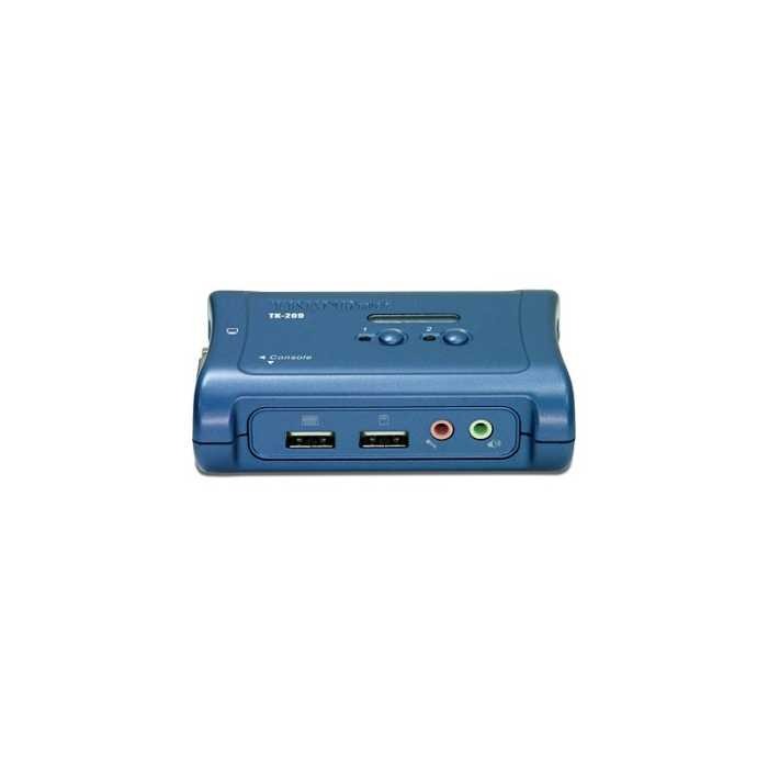 TRENDnet 2-Port USB KVM Switch Kit w/ Audio