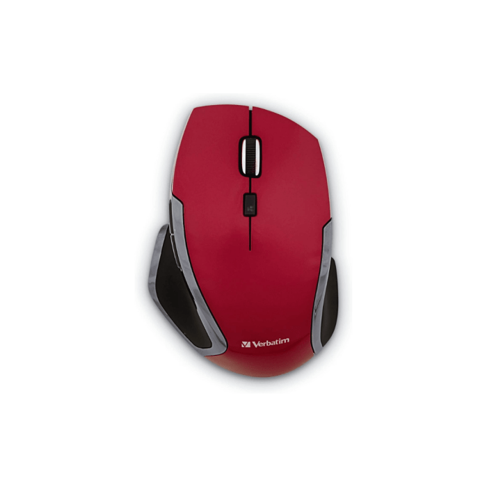 Red Verbatim Deluxe Mouse