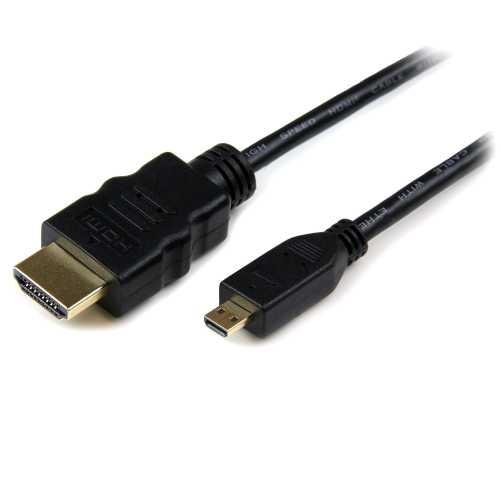 StarTech.com 6 ft High Speed HDMI® Cable with Ethernet - HDMI to HDMI Micro - M/M