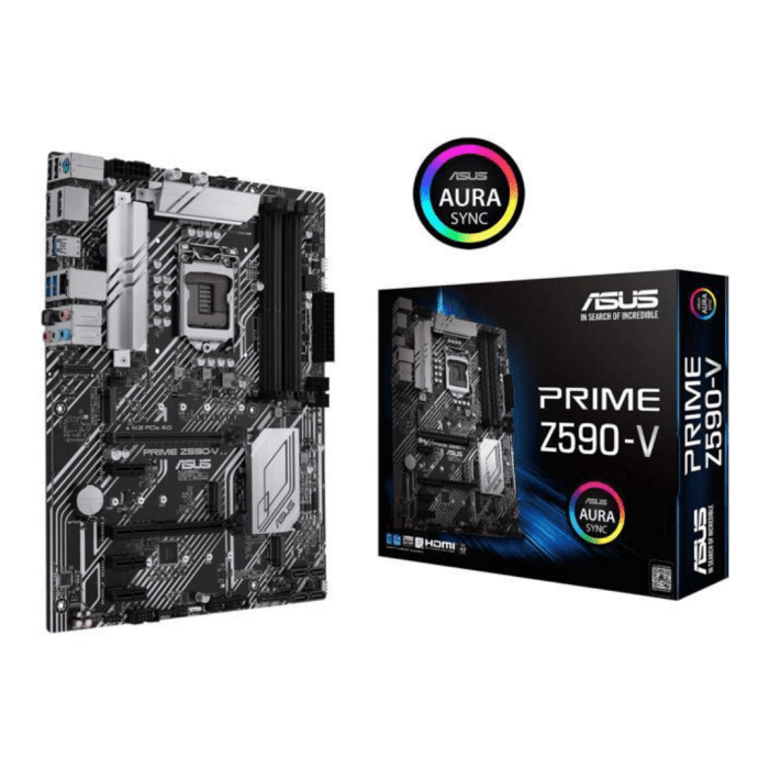 ASUS Motherboard PRIME Z590-V Z590 LGA1200 Max128GB DDR4 PCI Express ATX