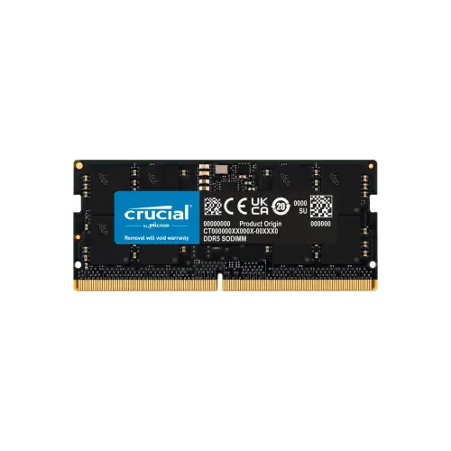 Crucial SSR5 16GB 4800MHz SoDIMM Laptop RAM