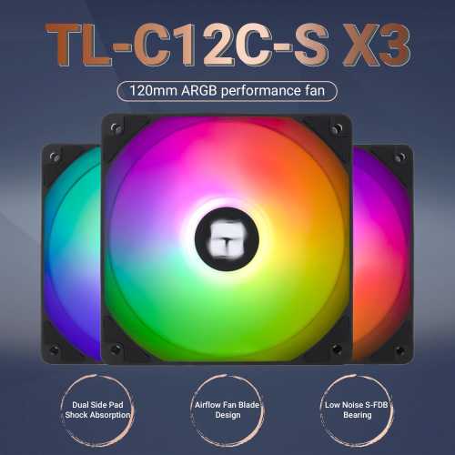 Thermalright TL-C12C-S X3 CPU Fan 120mm ARGB