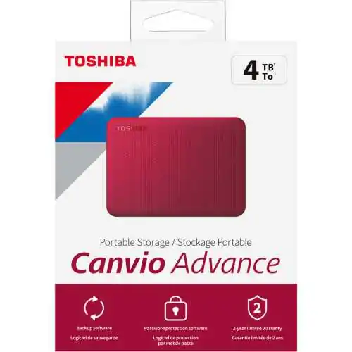 Hard Drive 4 TB | Toshiba | Canvio Advance | USB 3.0