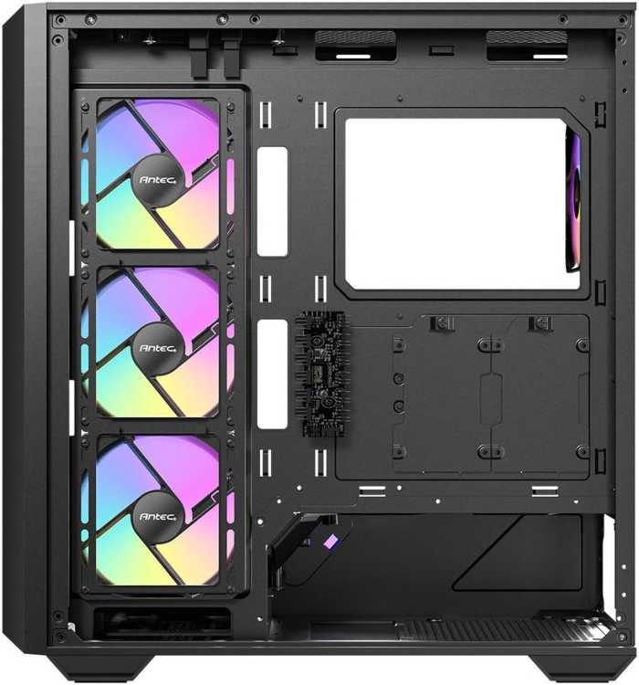 Antec C3 ARGB Constellation Series - Mid Tower Gaming Computer Case RIGHT PANEL OFF Image