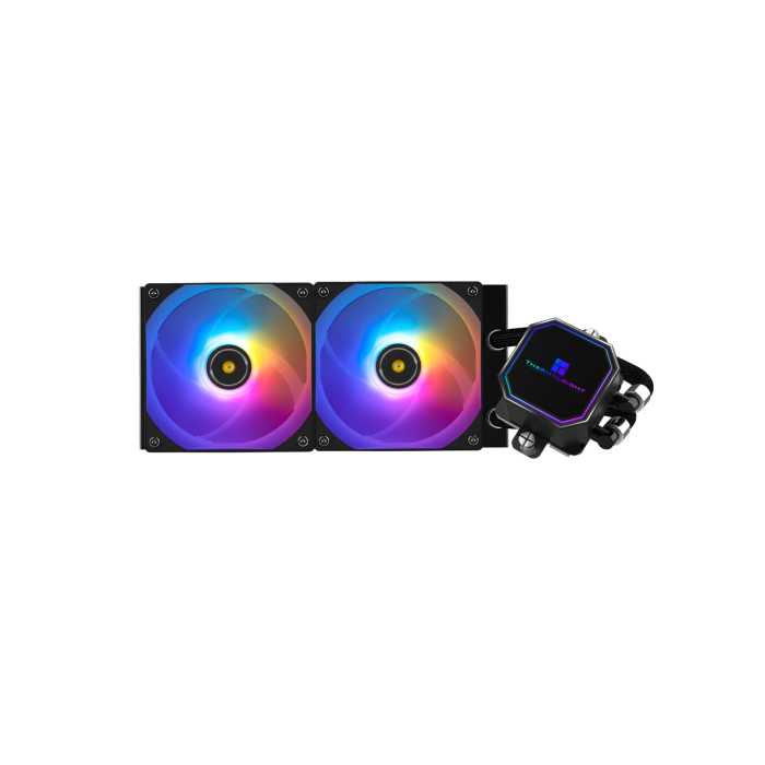 Thermalright Frozen Prism 240 Black ARGB 240mm AIO liquid cooler with dual 120mm ARGB fans