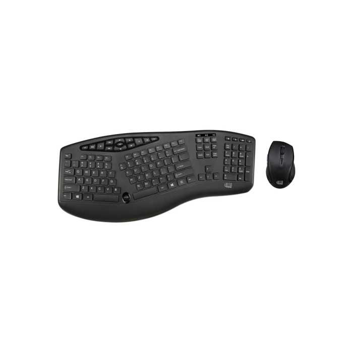 Adesso TruForm 1600 Wireless Ergonomic Keyboard and Mouse