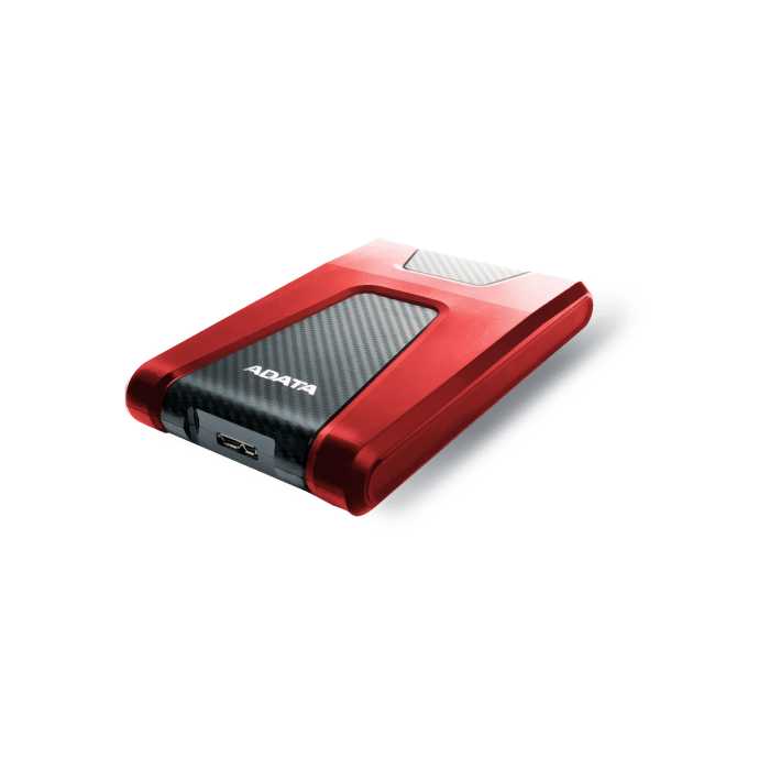 ADATA HD650 External Hard Drive Side