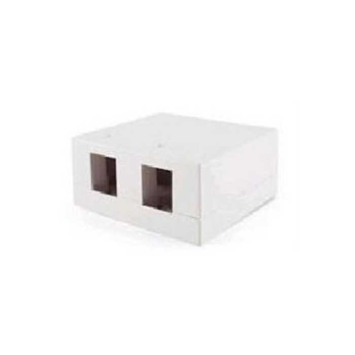 Wirewerks Surface Mount Box 2-Port KeyConnect