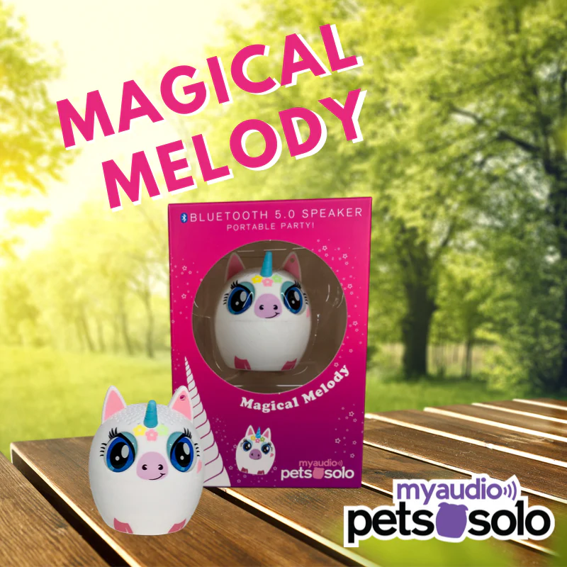 My Audio Pet Speaker Bluetooth Unicorn - UniCHORD TWS & Lanyard Included 3 Watts Built in Mic Selfie Remote - Image 3