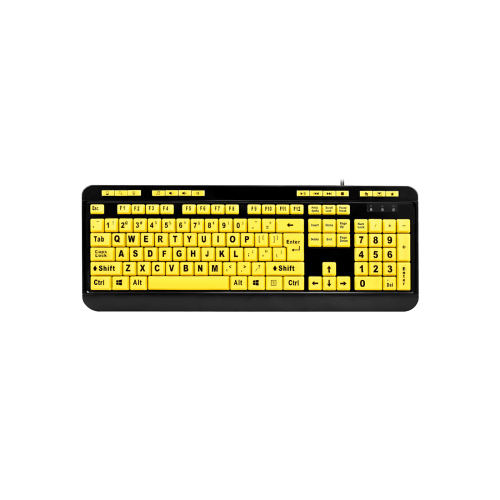 Adesso Luminous 4X Large Print Desktop Keyboard