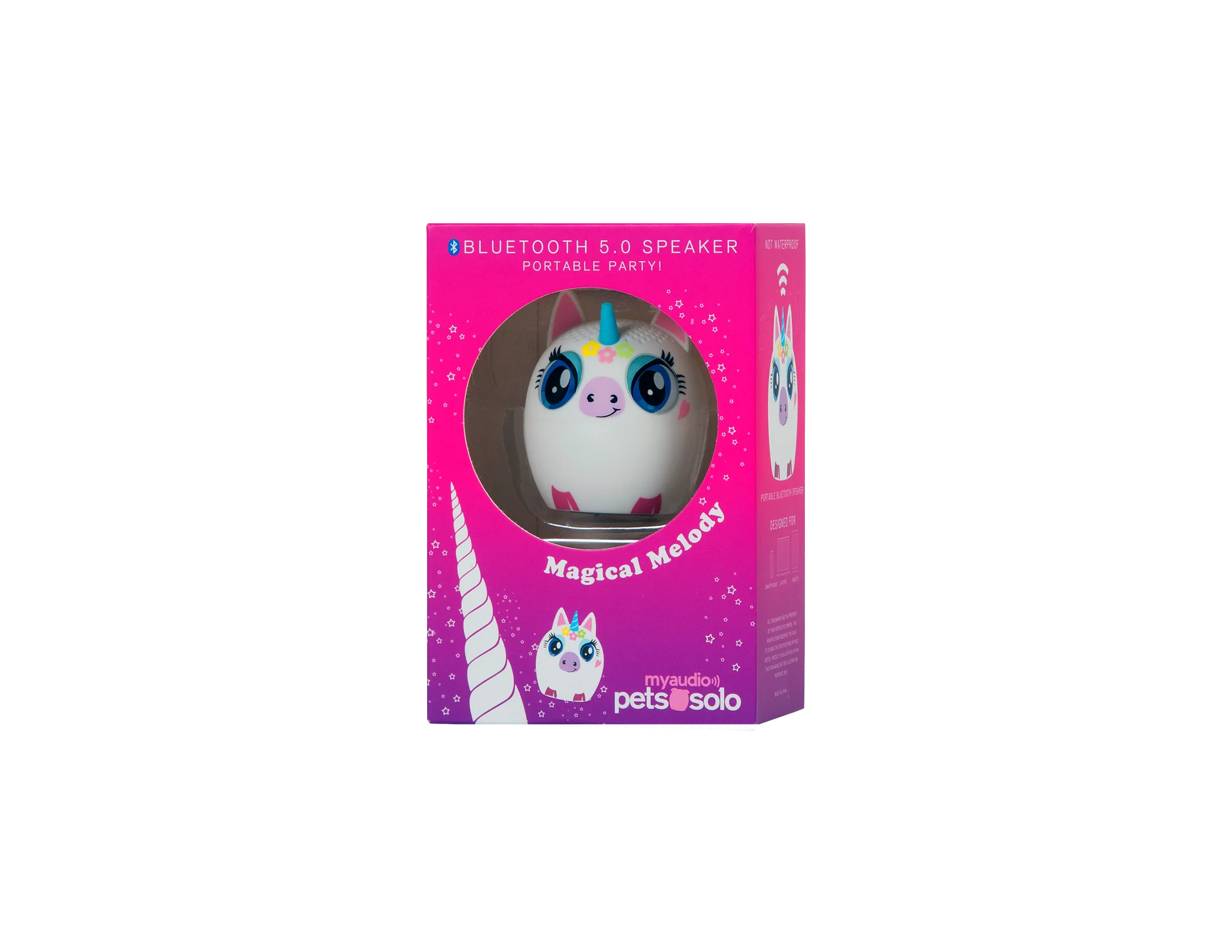 My Audio Pet Speaker Bluetooth Unicorn - UniCHORD TWS & Lanyard Included 3 Watts Built in Mic Selfie Remote - Image 5