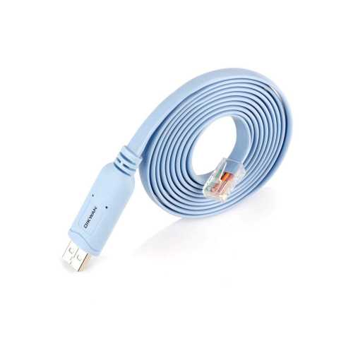 Oikwan USB to RJ45 Console Cable | 6ft USB RS232 Console Cable for Cisco, Juniper, TP-Link, Ubiquiti & Network Devices