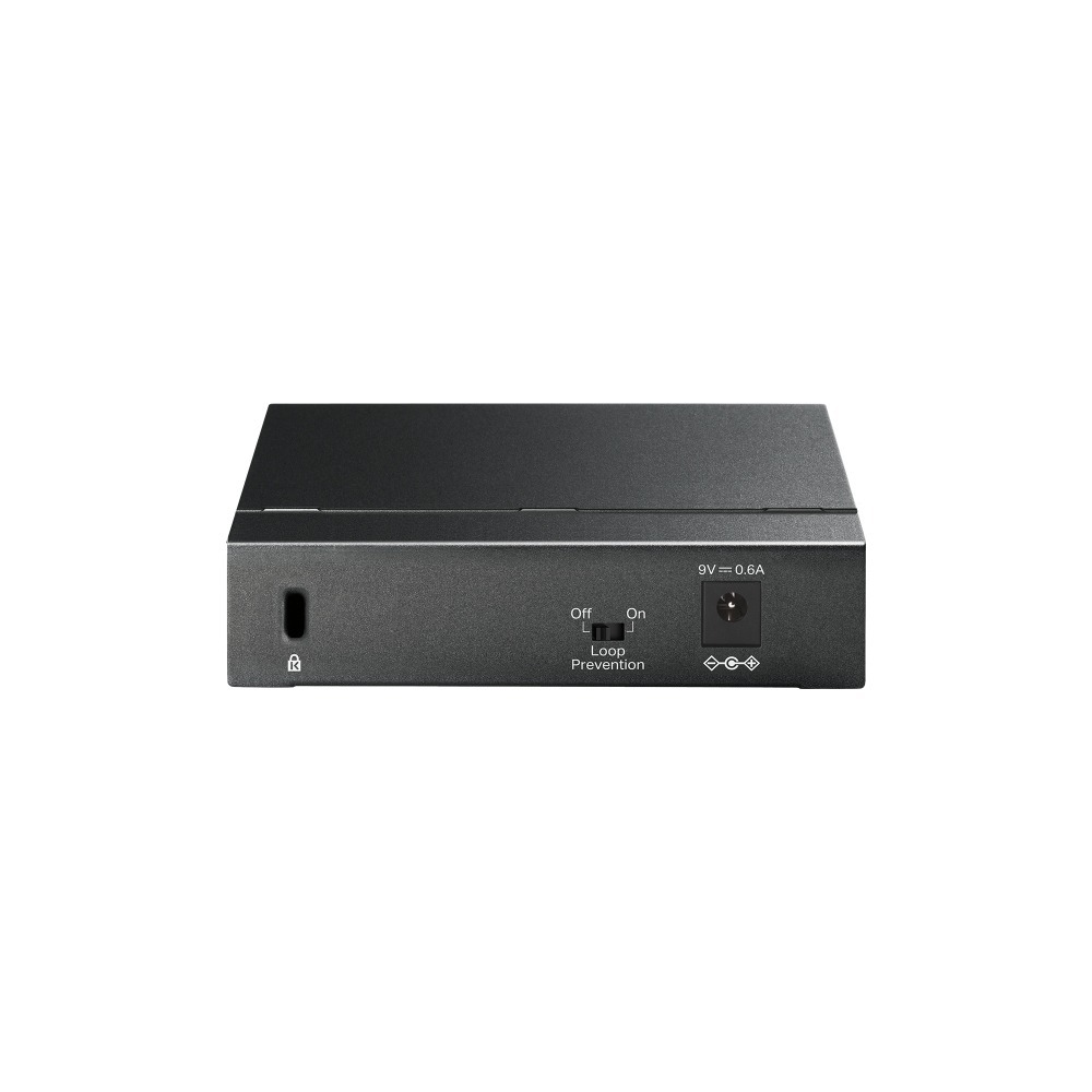 5-Port 2.5G Multi-Gigabit Desktop Switch | Unmanaged Network Switch Back View